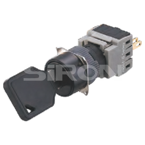 SiRON H006(C) serijos Φ16 2/3 pavarų raktinis jungiklis