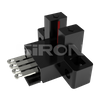Czujnik rowkowy serii SiRON K018-M, typ wtykowy, szerokość szczeliny 5 mm