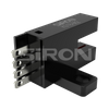 Czujnik rowkowy serii SiRON K018-M, typ wtykowy, szerokość szczeliny 5 mm
