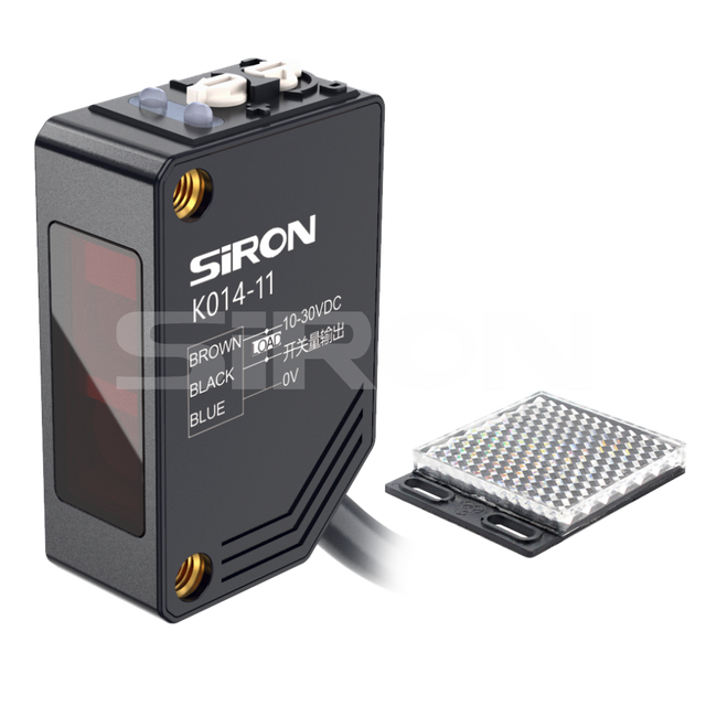 SiRON C K014-11～K014-15 -sarjan valos&auml;hk&ouml;inen anturi punainen valo IP65