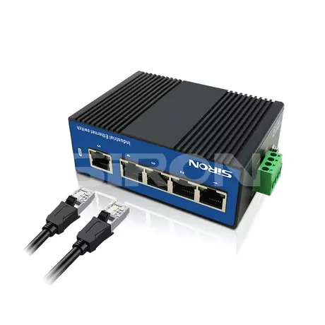 Commutateur industriel 100 Mbps non g&eacute;r&eacute; &agrave; 5 ports SiRON T380-2-C du fabricant chinois - SIRON.webp