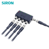 SiRON H422‑8 IP67 dělen&aacute; propojovac&iacute; krabice M8 s LED indik&aacute;torem