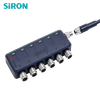 SiRON H422‑8 IP67 dělen&aacute; propojovac&iacute; krabice M8 s LED indik&aacute;torem